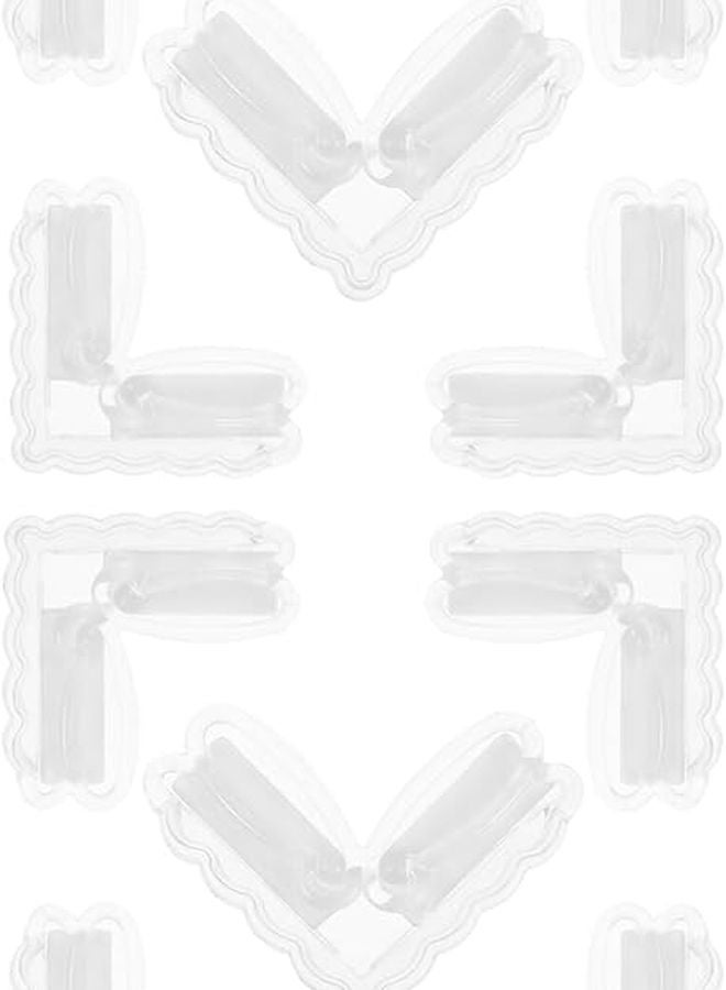 Clear Corner Guards 10pcs Transparent Table Edge Protectors with Adhesive Safety Furniture Bumpers - Image 1